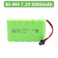 7,2 volt 5000 mAh NiMh batteripakke