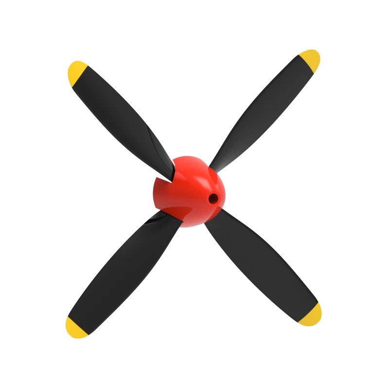 Scalalik 4-blad propeller for Mustang, Spitfire, P-40B osv