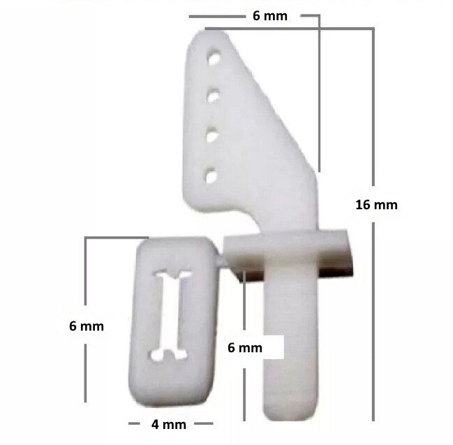 Rorhorn mikro type med hurtigfeste 2 stk