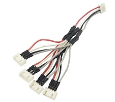 3 x 3S 11,1 volt LiPo ladekabel