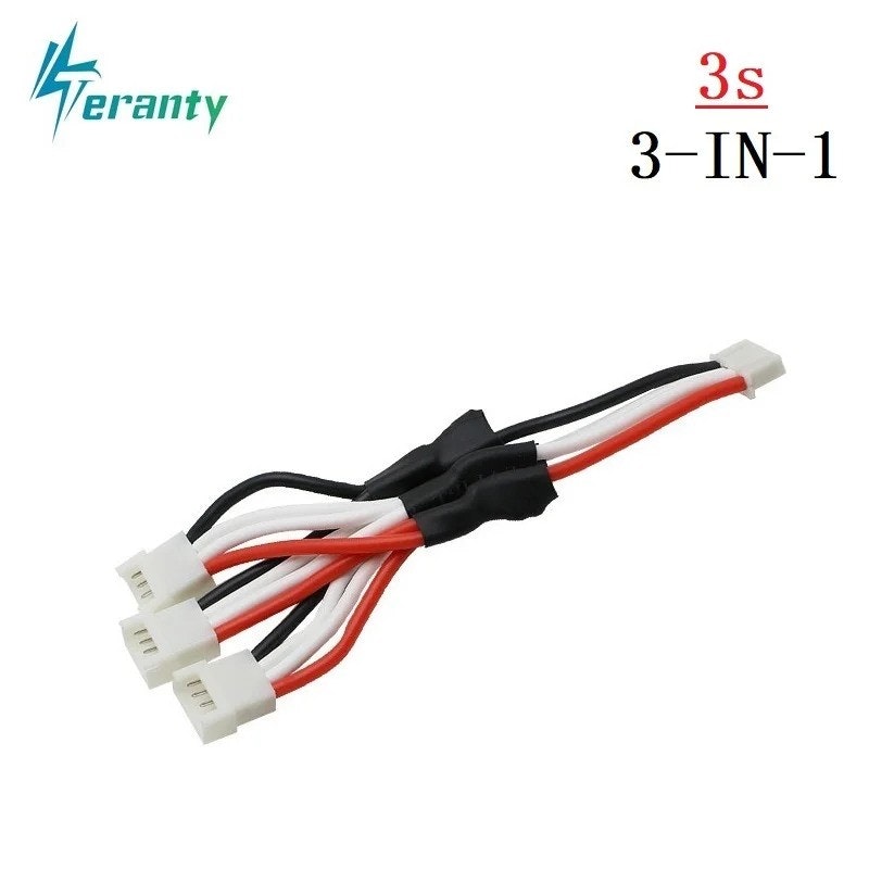 3 x 3S 11,1 volt LiPo ladekabel