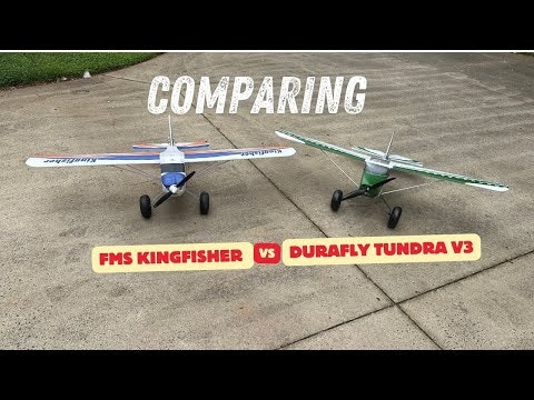 FMS Kingfisher V2 1400MM wheels floats skis Gyro RTF