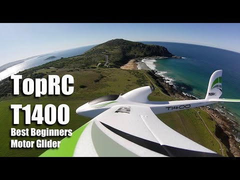TOP RC Hobby Motor Glider 1400MM Gyro RTF
