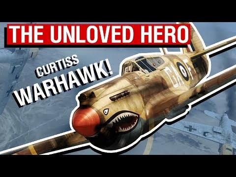Curtiss P-40B Warhawk WW2 aircraft gyro RTF