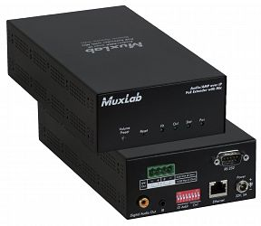 Muxlab Audio / AMP över IP med mic & 50W/kanal