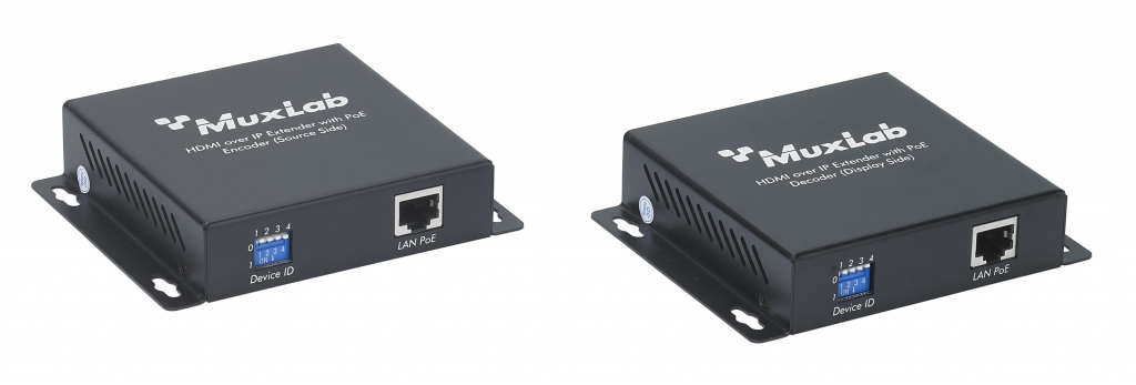 Muxlab HDMI över IP nätverk sändare, PoE, 100 m