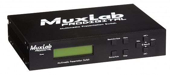 Muxlab Presentation switch, 5x1 HDMI / HDBT