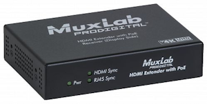 HDMI Extender, endast mottagare, HDBaseT, PoE