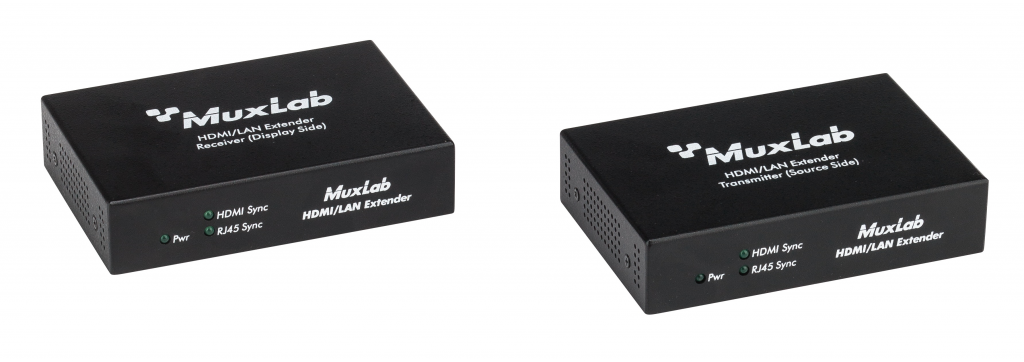 Muxlab HDMI/LAN Mono Extender Kit, HDBT, UHD-4K