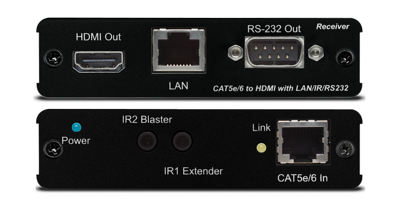 CYP/// HDMI förlängare över Cat6, KIT, 100m, 4K, PoE, RS232