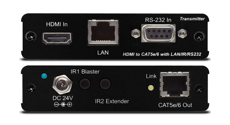 CYP/// HDMI förlängare över Cat6, KIT, 100m, 4K, PoE, RS232
