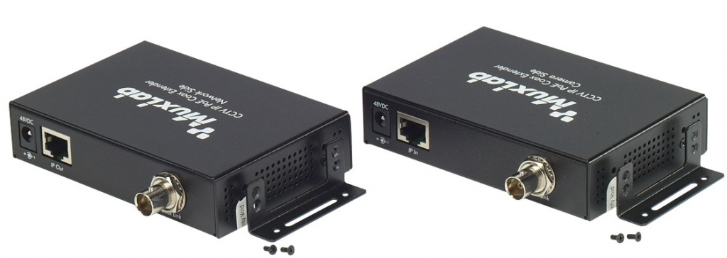 Muxlab LongReach CCTV IP PoE Extender Kit 30W