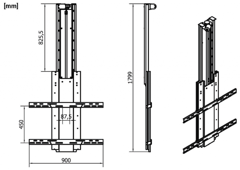 Sabaj Pop-Down TV tak hiss 84cm