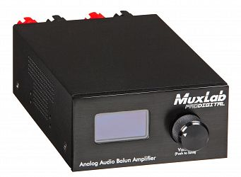 Muxlab Analog Ljudbalun, förstärkare 2x30W, 1 km