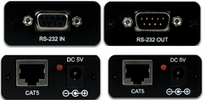 RS-232 styrning över Cat5/6