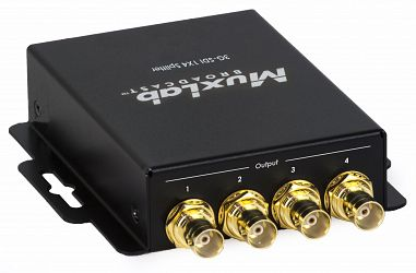 Muxlab 3G-SDI 1x4 Splitter, 1080p
