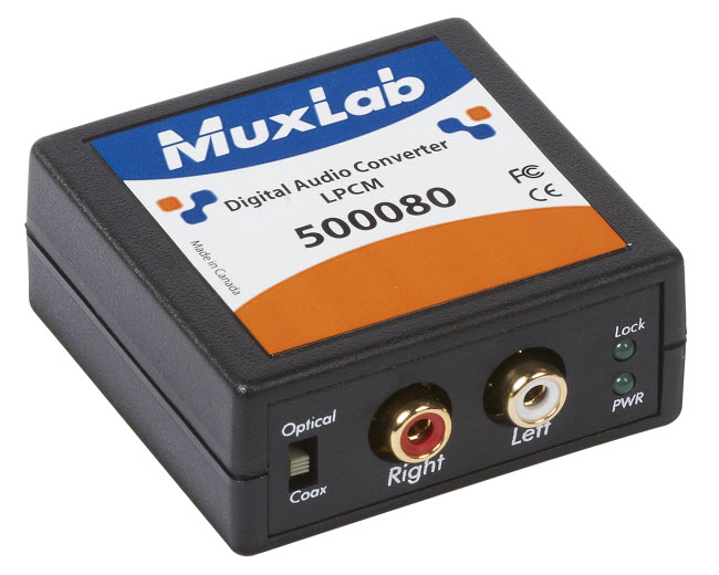 Muxlab Digital till Analog Konverter, LPCM