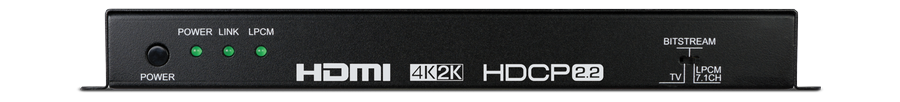 CYP/// HDMI de-embedder, 4K, HDCP2.2, 7.1/ 5.1 ljud*