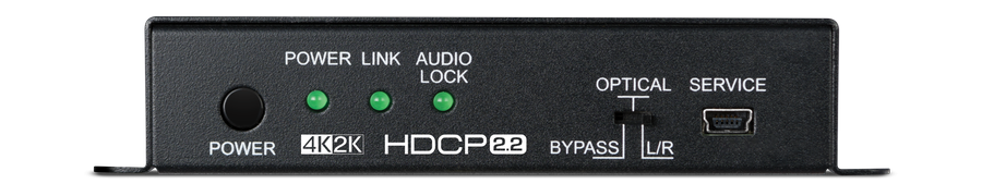 CYP/// HDMI ljud-inmatare, 4K, HDCP 2.2, HDMI 2.0