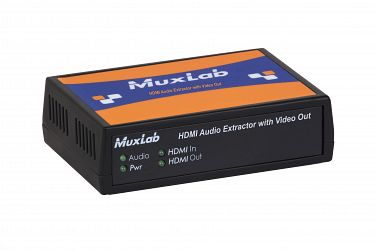 Muxlab Ljud De-embedder, HDMI in, HDMI + sep. ljud ut, 4K