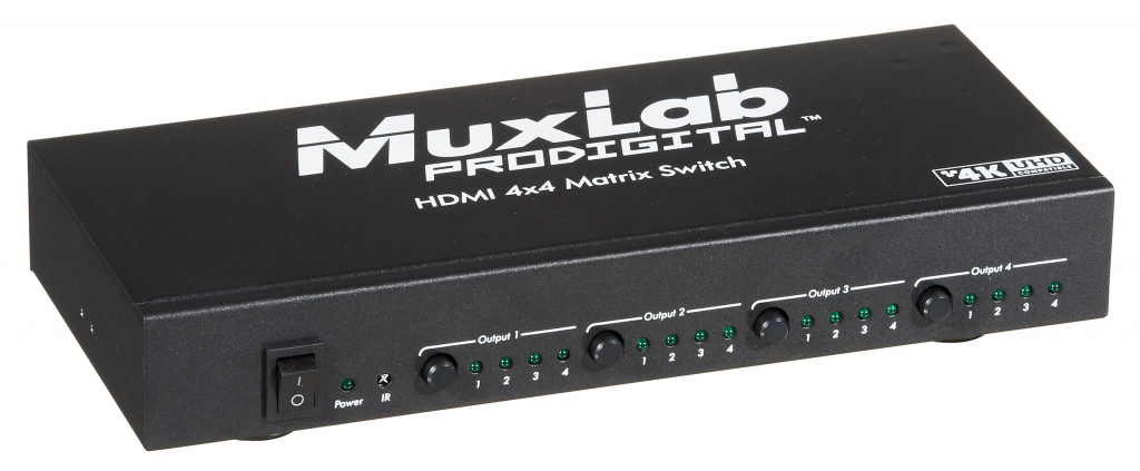 Muxlab HDMI 4x4 Matris växel