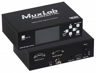 Muxlab HDMI 2.0 / 3G-SDI Signal Analysator