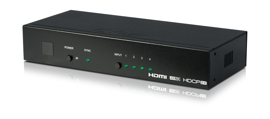CYP/// HDMI 4:1 Switch med Auto-Switching, 4K, HDCP 2.2
