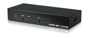 HDMI 4:1 Switch med Auto-Switching, 4K, HDCP 2.2