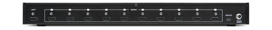 CYP/// HDMI splitter 1:10 med 4K, HDMI2.0, HDCP2.2