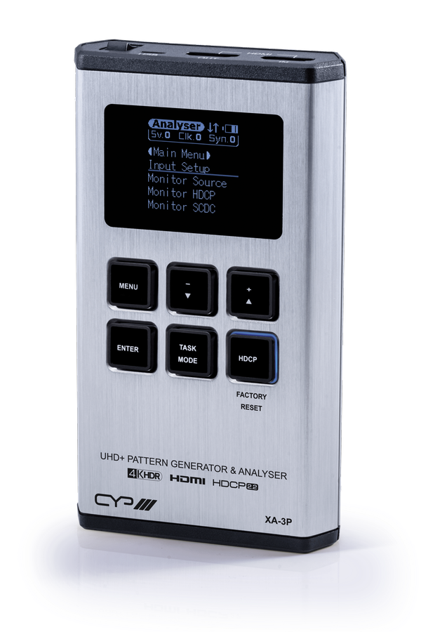 CYP/// Avancerad HDMI analysator, 4K2K, HDCP2.2 och kabeltestare