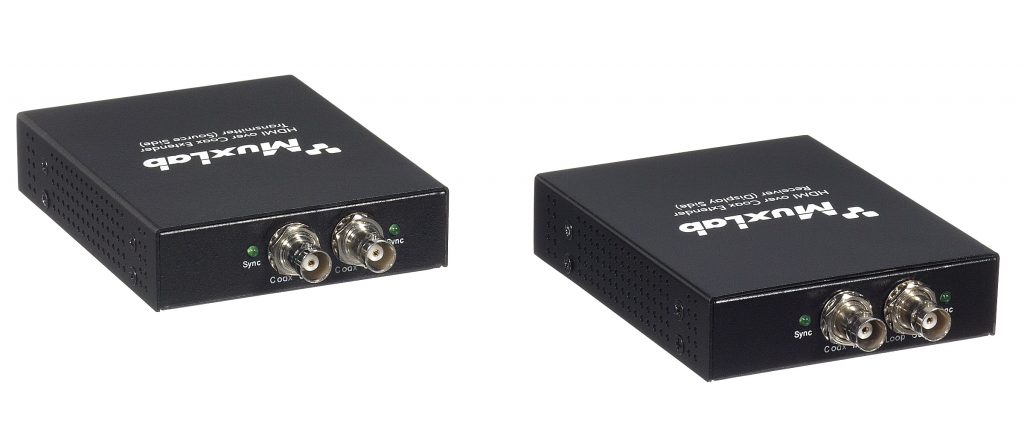 Muxlab HDMI över Koax Extender kit, 76 m