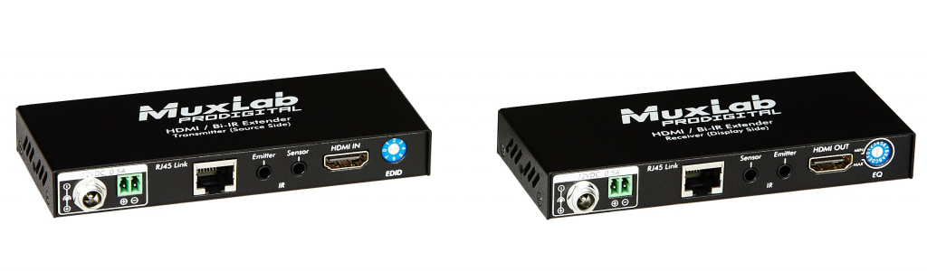Muxlab HDMI extender kit med Bi-directional IR