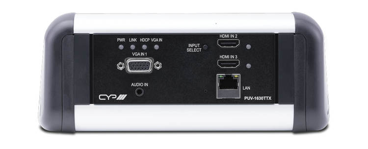  Sändare för bordsplacering, HDMI, VGA, HDBaseT, LAN, PoH