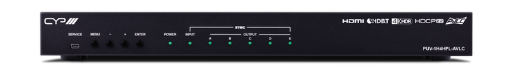 CYP/// HDMI - HDBaseT Lite splitter, 1:4+1, AVLC, Audio De-embedd