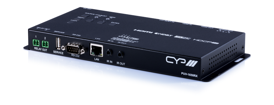 CYP/// HDBaseT mottagare med Scaler och Audio De-embedding