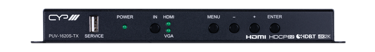 CYP/// HDMI/VGA sändare med scaler, 4K, LAN, PoH