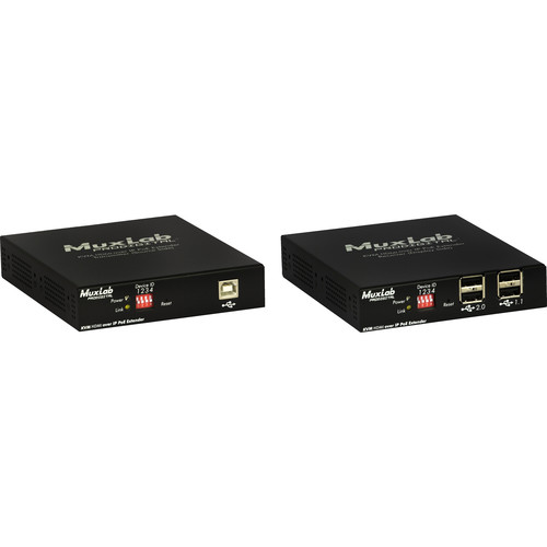 Muxlab KVM HDMI över IP, PoE, Förlängningskit