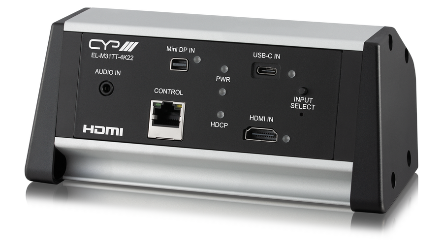 CYP/// EL-M31TT-4K22 4K 6G HDR Multi-format USB-C, MiniDP, HDMI to HDMI output table-top switcher