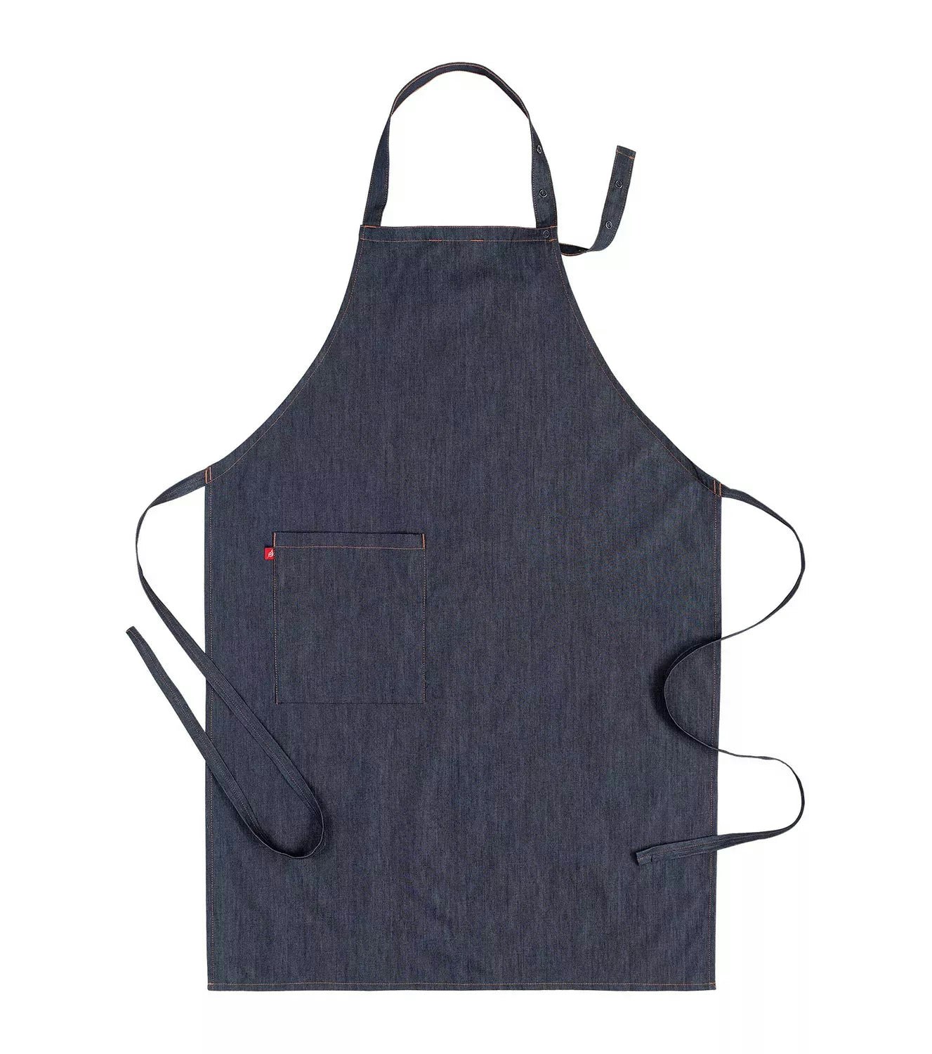 Bröstlappsförkläde - Mörkblå Denim