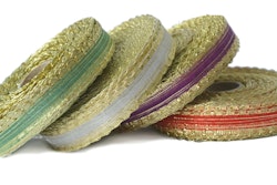MIX Dekorband med lurex, 1,4 cm/8 meter