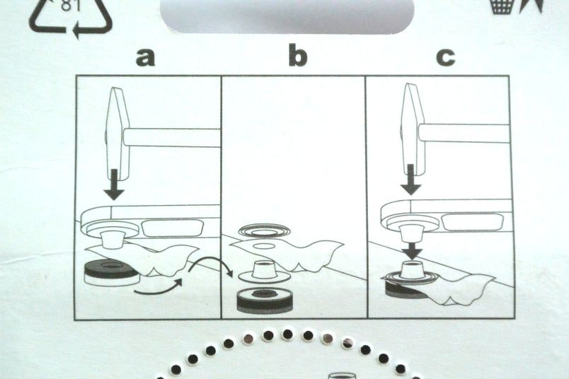 Öljetter med verktyg, 7 mm, 20st, Svart