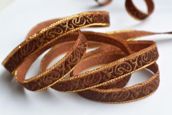 Sammetsband med lurex, 10 mm
