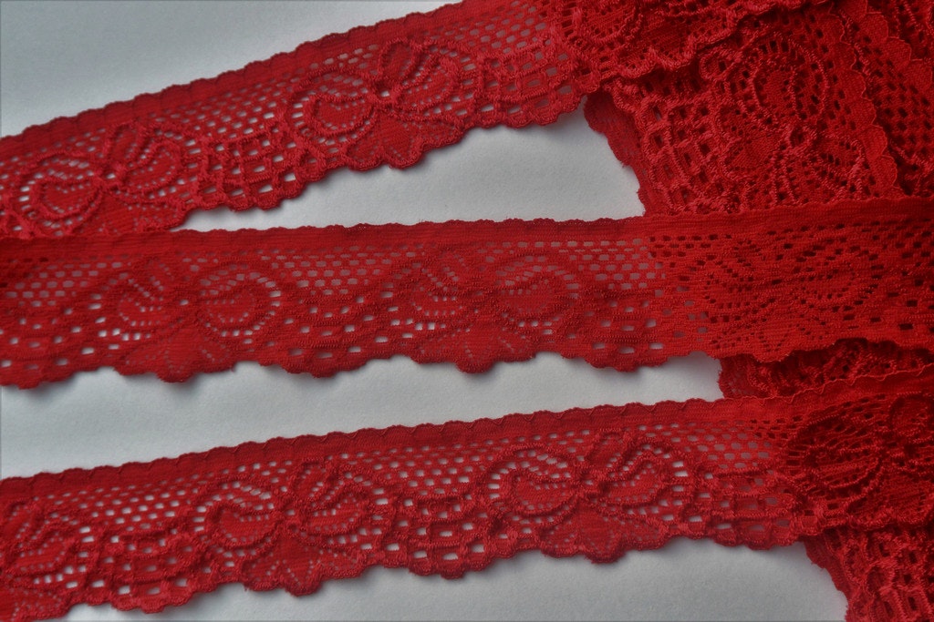 Elastisk spets, 3 cm
