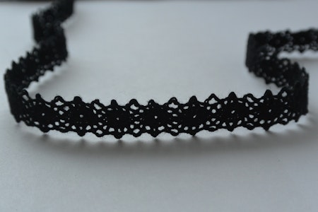 Svart spets 1,1cm