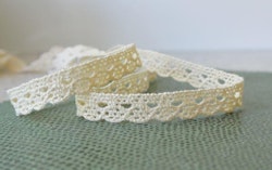 Beige spets 1cm