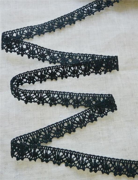 Svart spets 1.5 cm