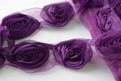 Rosband med glitter, D 6-7cm