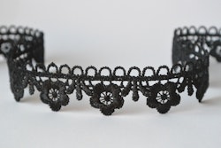 Svart spets, 2,1cm