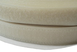 Kardborreband, beige, 20 mm, 1 meter