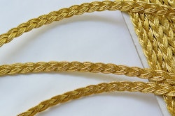 Glittrigt dekorband, "Guld", 8 mm